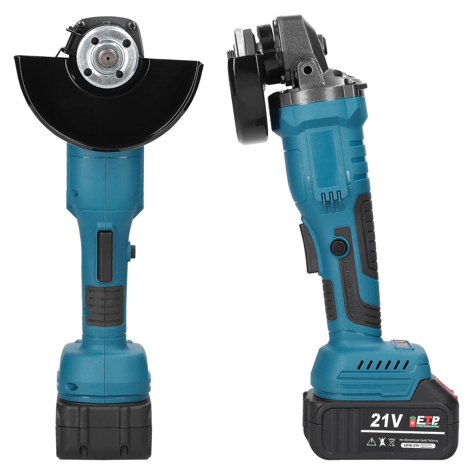 21V 125mm M14 Angle Grinder Brushless Motor Electric Grinding Tool Multifunctional Lithium Cutting Machine Utility Power Tool