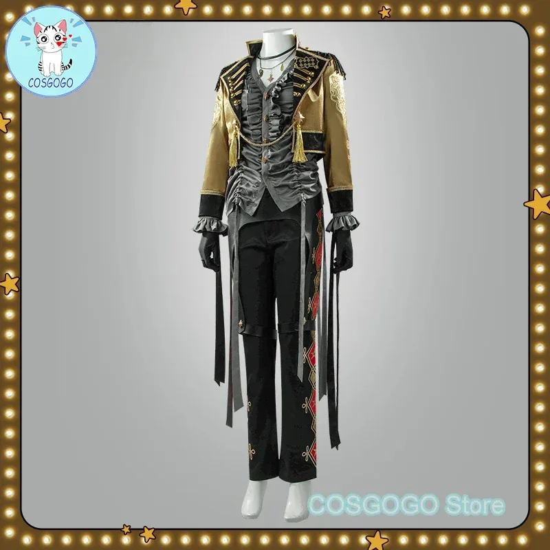 

COSGOGO [Customized] Twisted-Wonderland 2023 Halloween Leona Cosplay Costume Game Outfits Handsome Role Play Clothinga;2'k,8;c'