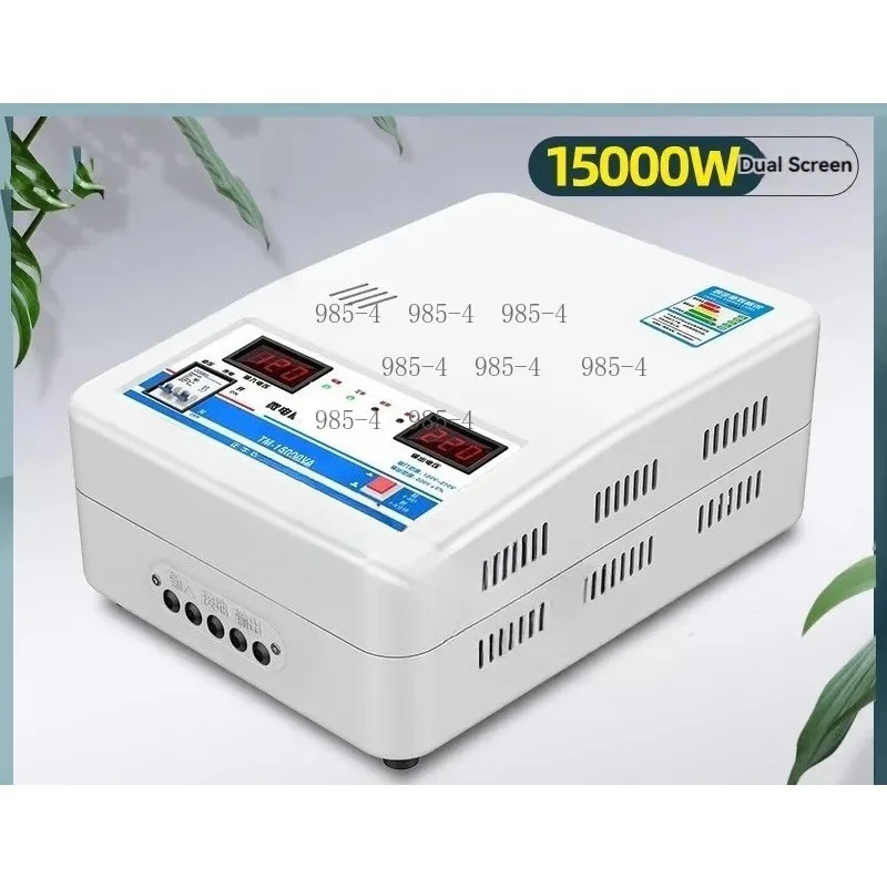 15KW High Power Pure Copper Voltage Stabilizer 220V Automatic Low Voltage Air Conditioner Regulator
