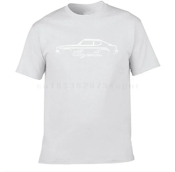 Ford CAPRI MK1 Inspired Classic Car Printed T-Shirt 2024 New High Quality Fashion Trend 100% Cotton