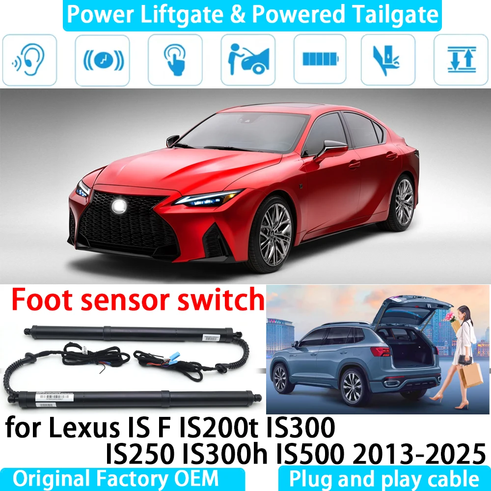 

for Lexus IS F IS200t IS300 IS250 IS300h IS500 2013-2025 Automatic Electric Power Liftgate Powered Tailgate Strut Tail Gate