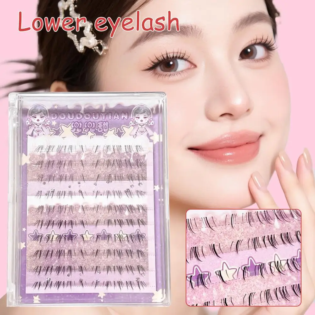 Ciglia finte inferiori Simulazione Visone Ciglia finte Ciglia naturali Strumenti di simulazione naturale Trucco Ciglia per occhi Ciglia F B3G5