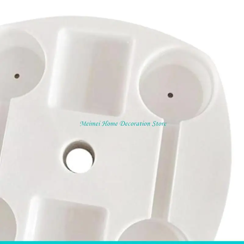 H7BF Reusable Umbrella Table with Cup Holder Umbrella Tray with Umbrella Hole