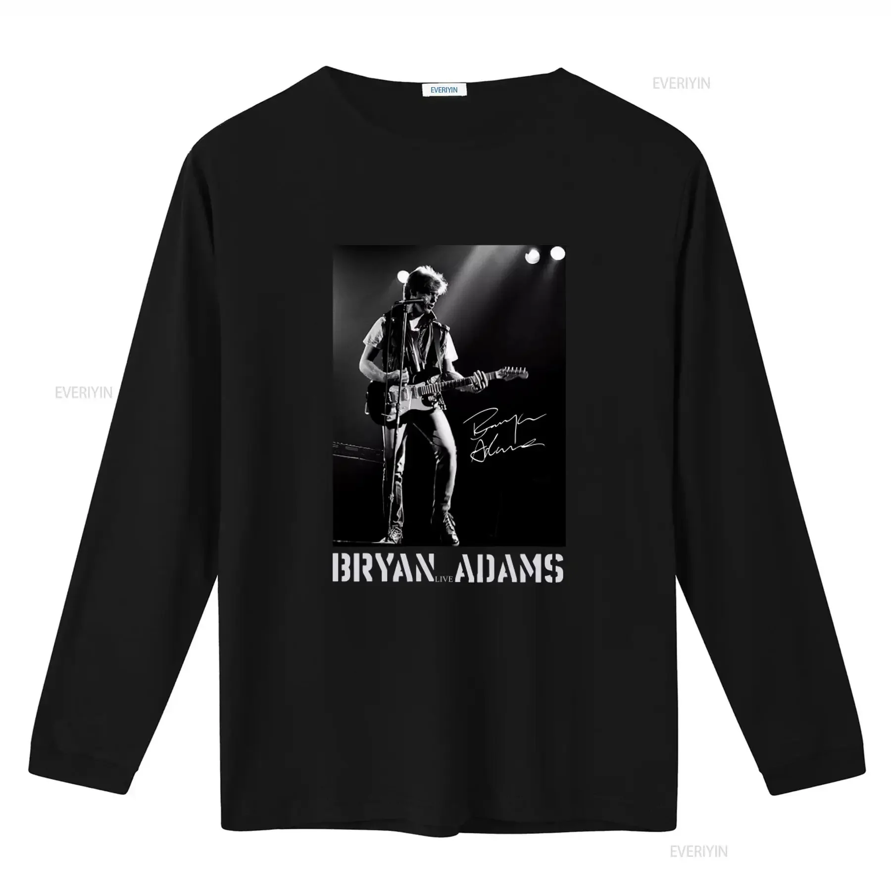 Hot Bryan Adams Live Concert T Shirt for Men Rock Music Fan TLL92 vintage Washed Unisex graphic Comfortable Stretched homme