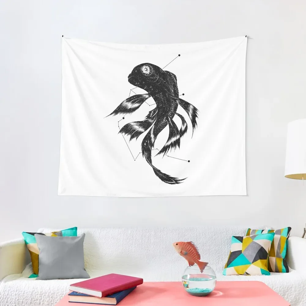 

Cosmic Koi Tapestry Room Decoration Aesthetic Room Design Tapestry