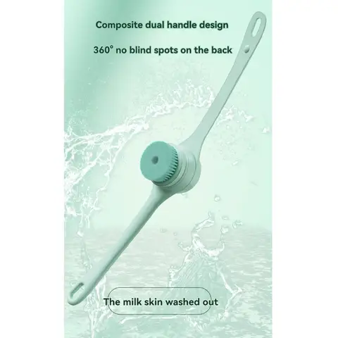 Rechargeable For Cleansing Brush Electric Body For Cleansing Brush With 3 Brush Heads, Waterproof Bath Brush For Massage Skin-Be