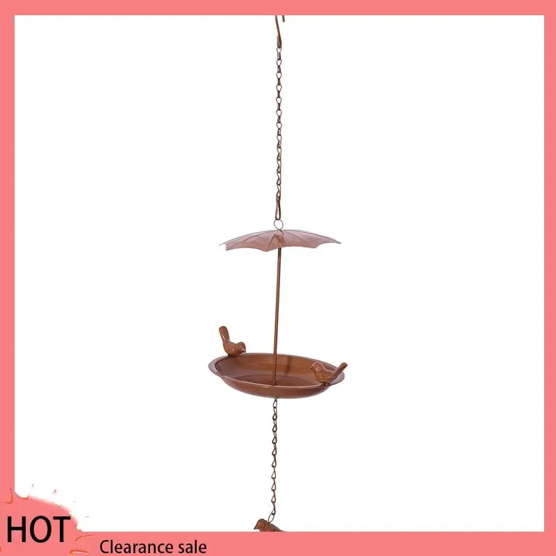 

A88Z Hanging Bird Bath Hanging Bird Feeder Metal Bird Baths For Ourdoors Hanging Tray Bird Bath Tray Or Bird Water