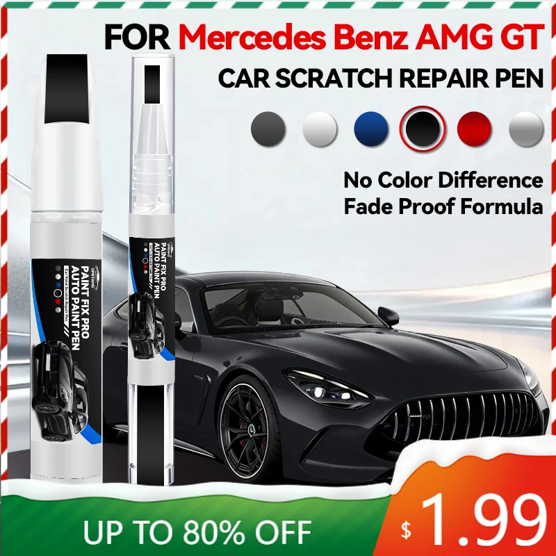 Car Tools Paint Pen For Mercedes Benz AMG GT 1996-2026 Paint Repair Pen Touch Up Scratch Remover DIY Accessories Black White Sil