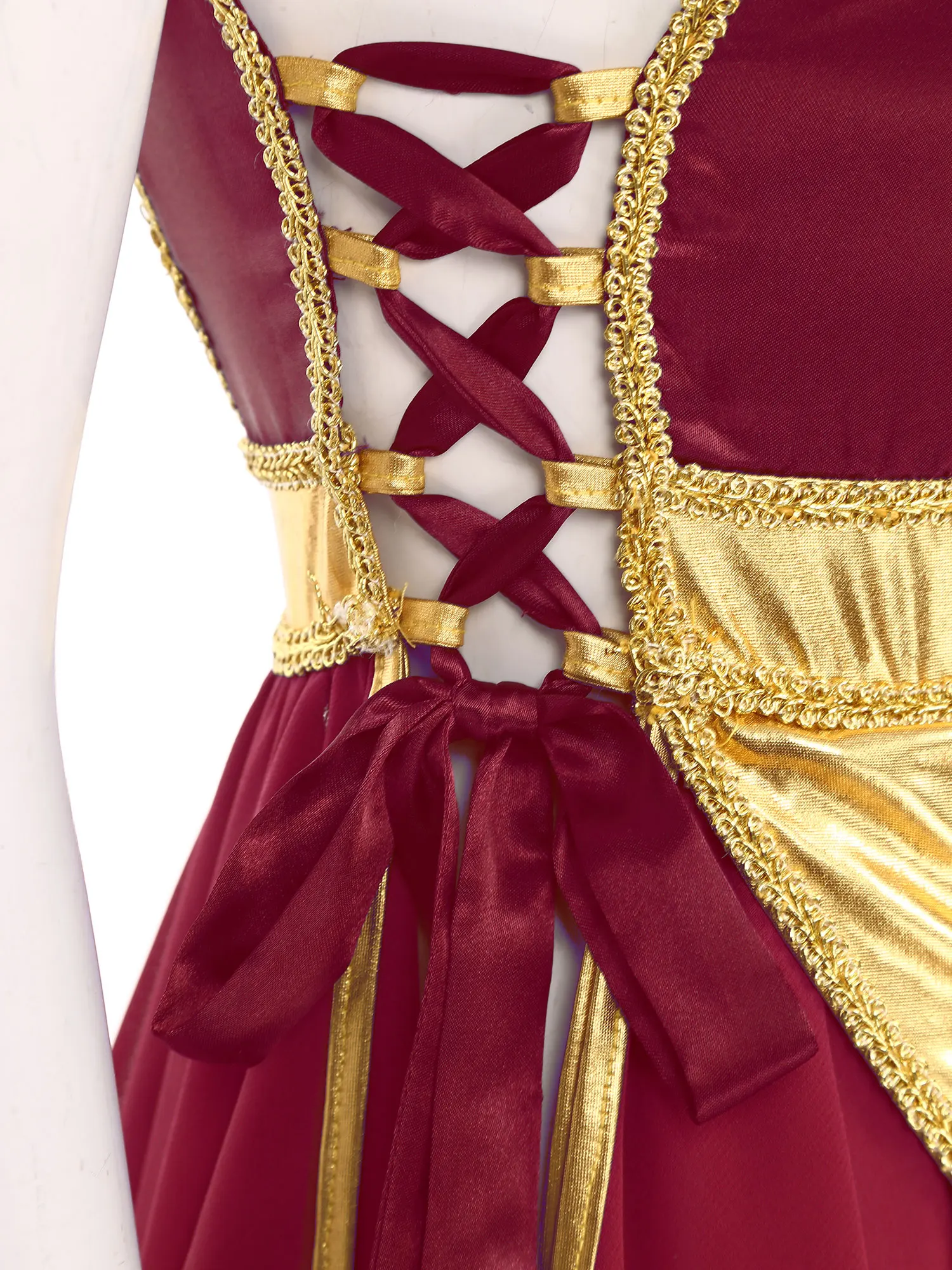 Womens Praise Dance Dress Female Liturgical Worship Dancewear Metallic Patchwork Lyrical Dance Costume Choir Stage Performance