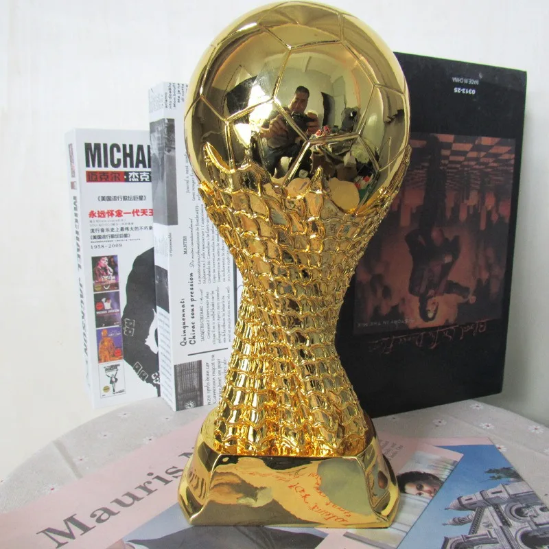 School Sports meeting Football match best player trophy Golden Ball Football match souvenir 20 24 28cm