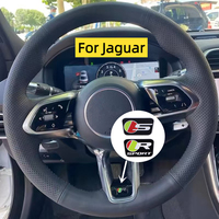 3D Metal Sport Steering Wheel Emblem Badge Trim Sticker For Jaguar XF XE XJ XEL XJL F-Type F-PACE Interior Accessories
