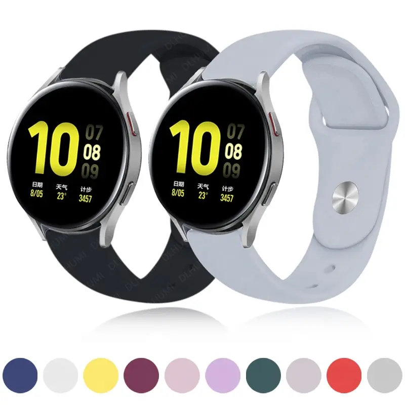 Cinturino in Silicone da 22mm 20mm per Huawei Watch GT 3 42mm 46mm/GT Runner/GT 2 Pro/GT 3 Pro cinturino per Galaxy Watch 6/4/cinturino classico