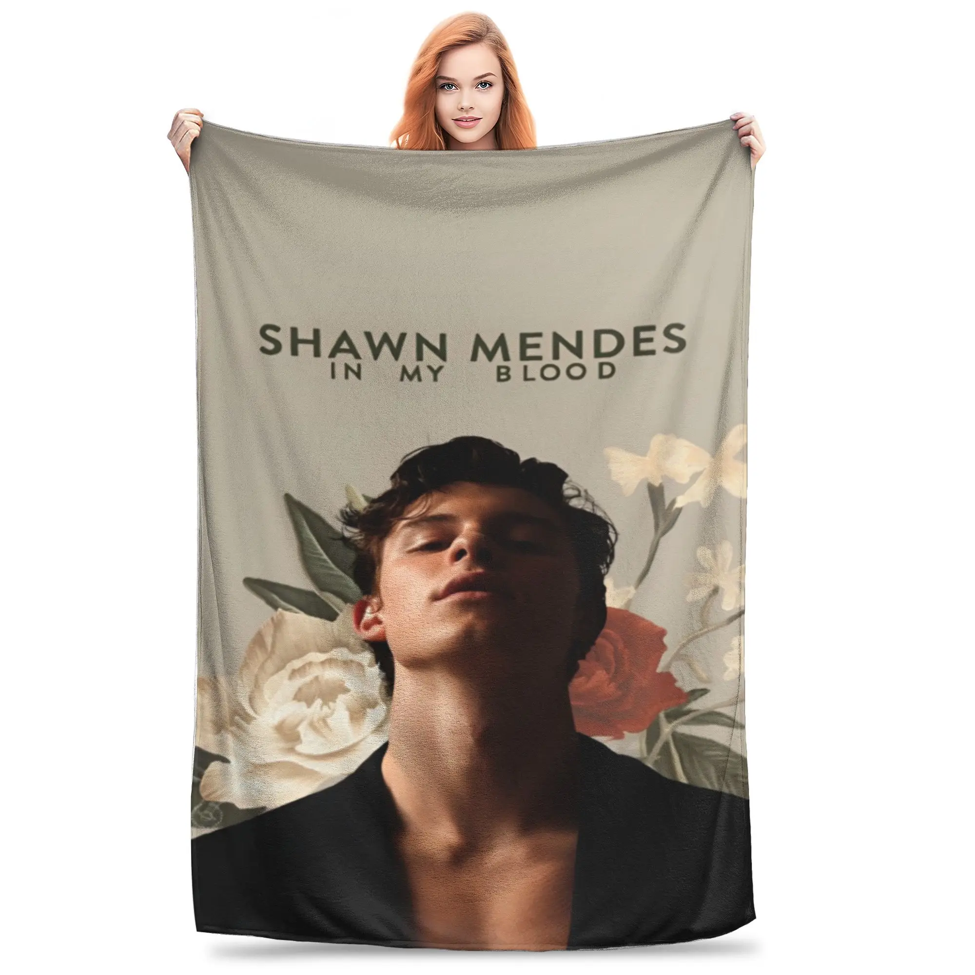 Shawn Mendes pop singer  Blanket Soft Velvet Comfortable Gifts  Throw Blankets Rug Piece