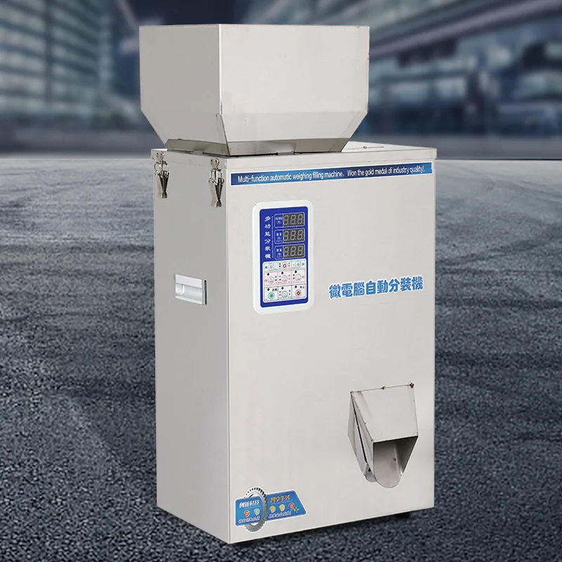 آلة تعبئة مسحوق الحبيبات الأوتوماتيكية بالكامل آلة تعبئة سطح المكتب للحبوب والشاي