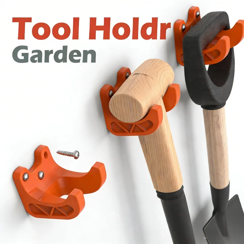 Multifunctional Manual Trimming Tool Storage Rack Home Garden Organizer Stand Wall-Mounted Tool Hanger for Gardening
