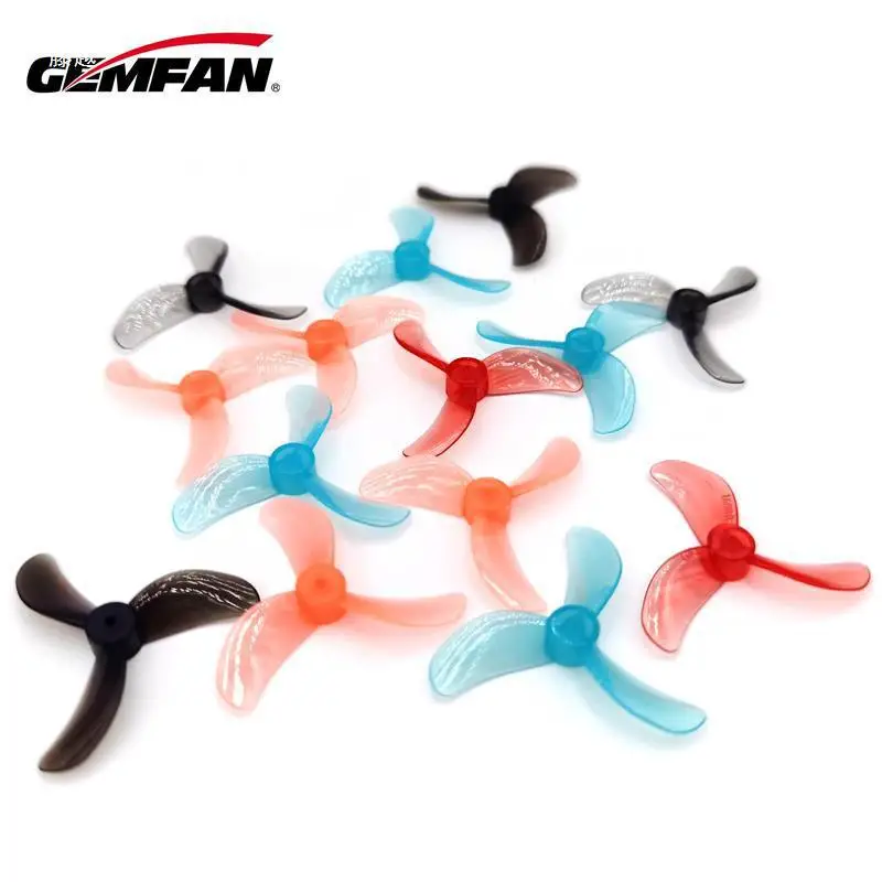 4 Pairs Gemfan 40mm 1608 3-Blade / 1609 4-Blade PC Propeller 1mm 1.5mm for Micro Whoop FPV Racing Freestyle Tinywhoop Drones