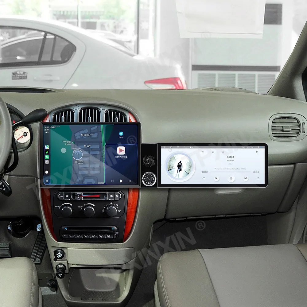 Different Type Dual Screen Car Radio For Chrysler Grand Voyage 2006-2012 Car Multimedia Video Player GPS Navigation Carplay Unit