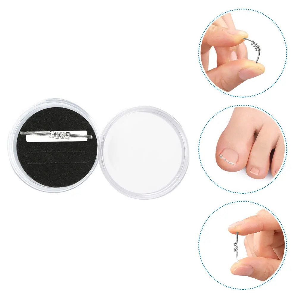 

Toe Nail Brace Adjustable Stretchable Ingrown Toenail Correction Tool Pedicure Foot Care Unisex Nail Repair Patches