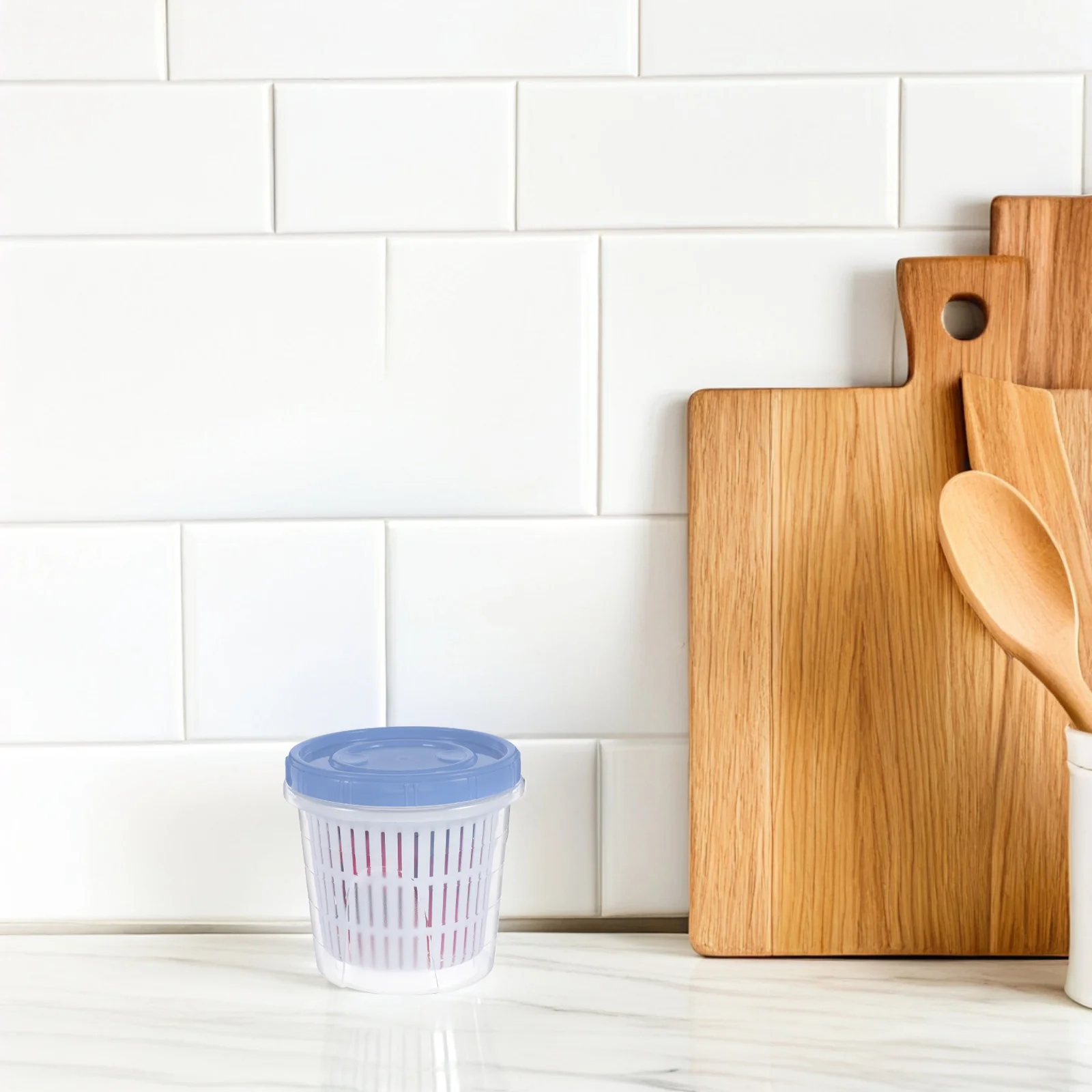 

1pcs Kimchi Storage Container Airtight Seal Drainage Design For Vegetables Fruits Fermented Foods Chinese Pickle Jar Pickling