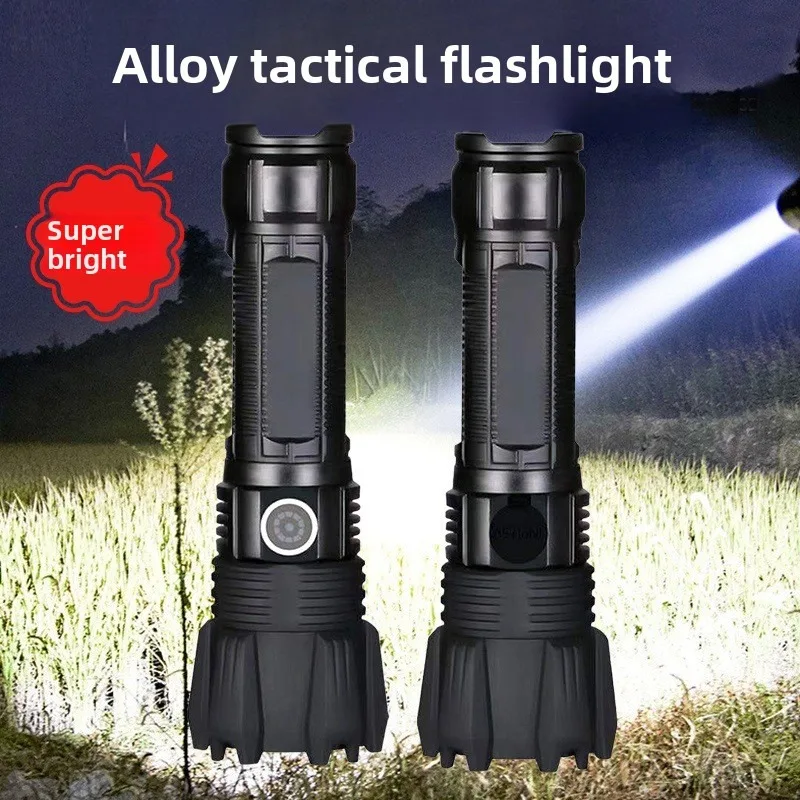 P70 Zoom Tactical Flashlight: Outdoor High-Power, Rechargeable, Large Capacity, Long-Lasting, Emergency & Home Lighting