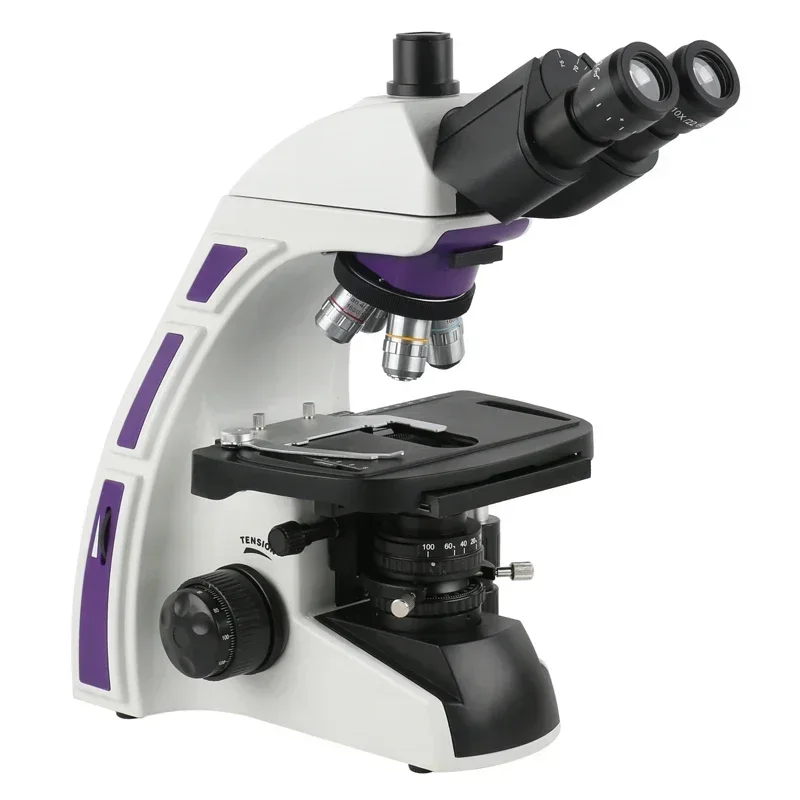 1000X LAB  Medical Scienal Biological Microscope Achromatic Trinocular Binocular Microscopio Video Camera Optional