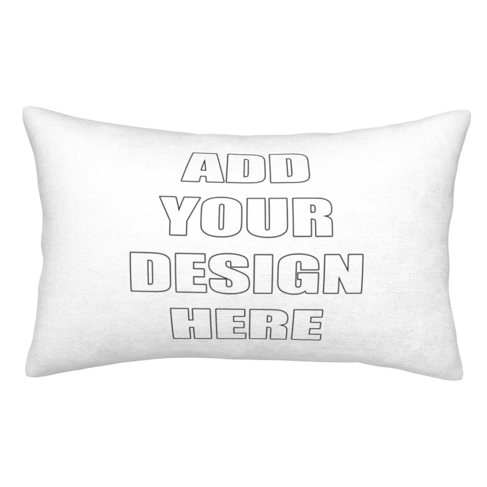 1pc 75x50cm Pillowcase Back White Envelope-style