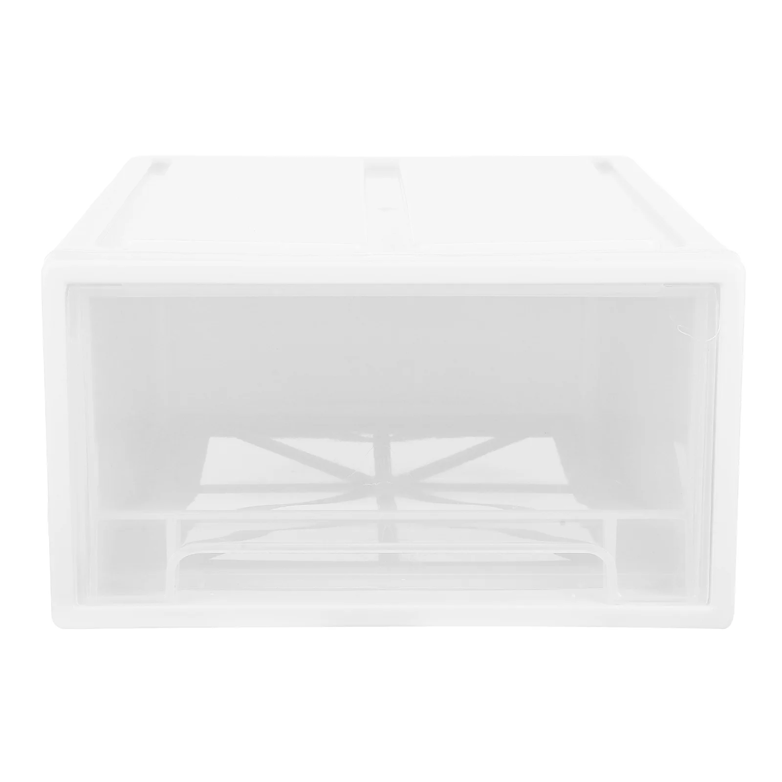 

8L Drawer Storage Box Clear Transparent Desk Organizer Pink Bathroom Living Room Plastic Storage Organizers