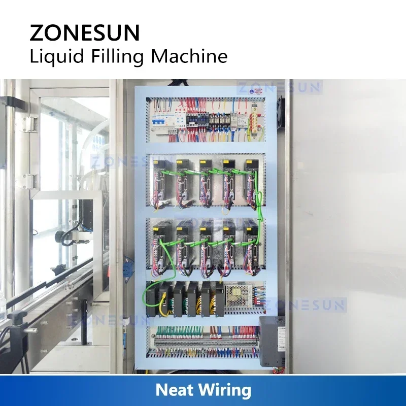 Zonesun-自動連続運動フィラー、サーボトラッキング液体充填機、高速ペースト包装装置、ZS-VTPF4