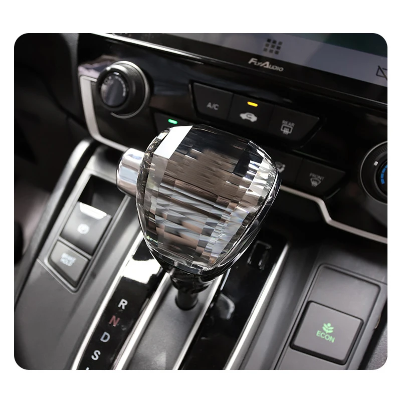 Crystal Gear Shift Knob Suitable for Toyota Senna crystal gear, modifying the Grivia luminous gear head into car interior with a