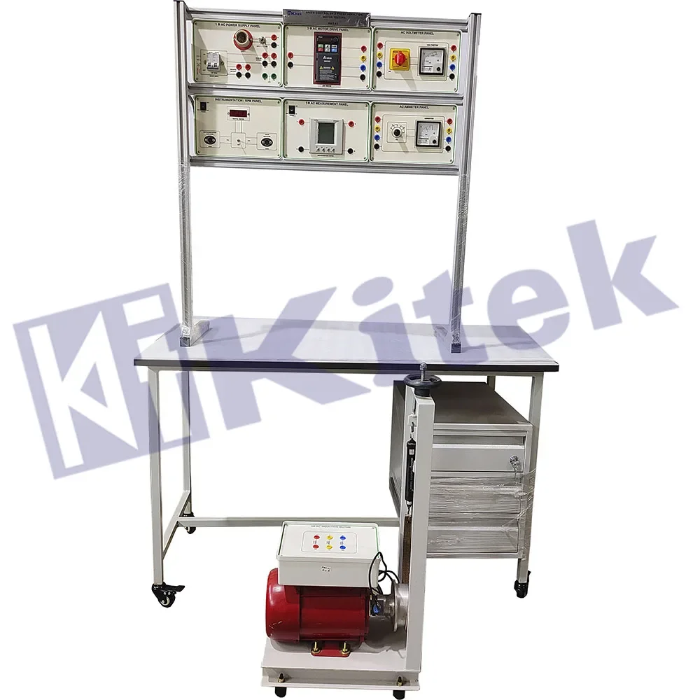 3 PHASE SYNCHRONOUS MOTOR TRAINER BY KITEK OEM SUPPORT MODE NO KMT 09 ELECTRICAL MACHINE TRAINER