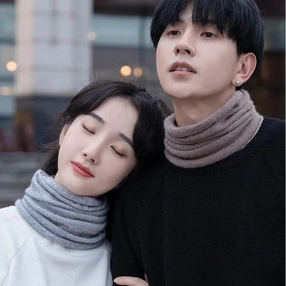 لينة يندبروف الشتاء الرقبة الجراب حماية الرقبة الباردة واقية ركوب الدراجات غطاء الرقبة بلون الكشمير الشتاء وشاح الرجال والنساء #4