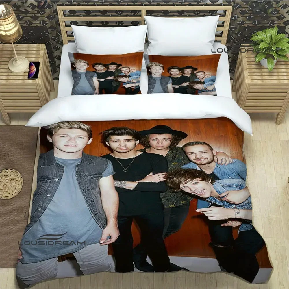 

3D O-ONE band Direction Printed Bed Set Duvet Cover Pillowcase Bedding Set Bed Linen Sheet Quilt Cover Full Queen King Size