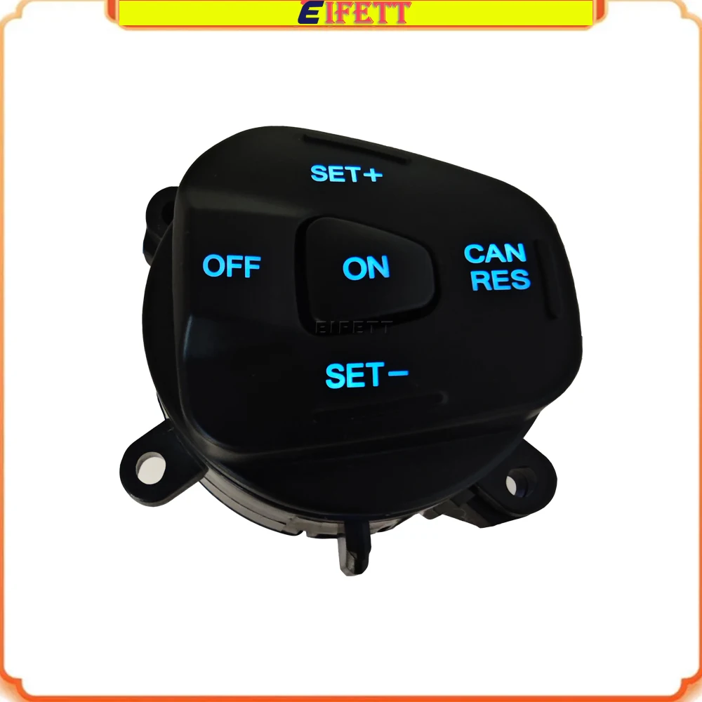 Фото Светодиодная кнопка управления круиз-контролем на руле для Ford Fiesta MK7 MK8 ST Ecosport 2013-2015, синяя/красная
