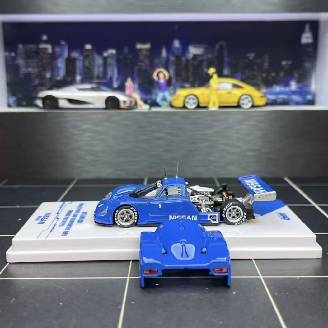 [Mr. Li] INNO 1:64 Nissan R89C NISSAN Blue Openable Alloy Car Model