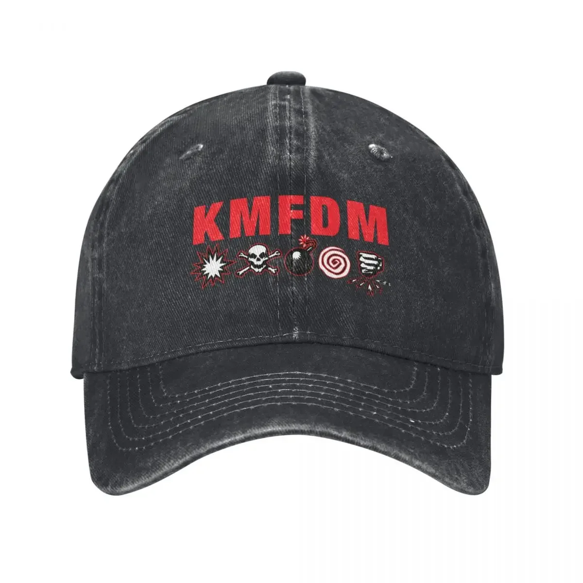 KMFDM SYMBOLS Baseball Cap foam party Hat Anime Luxury Man Hat New In Hat Men Luxury Brand Women's