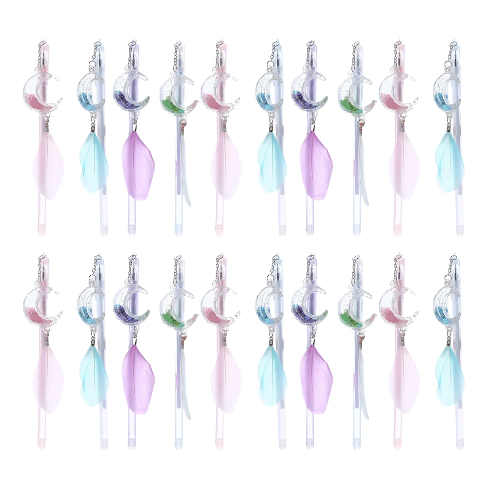 20 Pcs Pen Fun Pens Colorful Gel Cute Ink Marker Study Student Stationeries Practical Christmas
