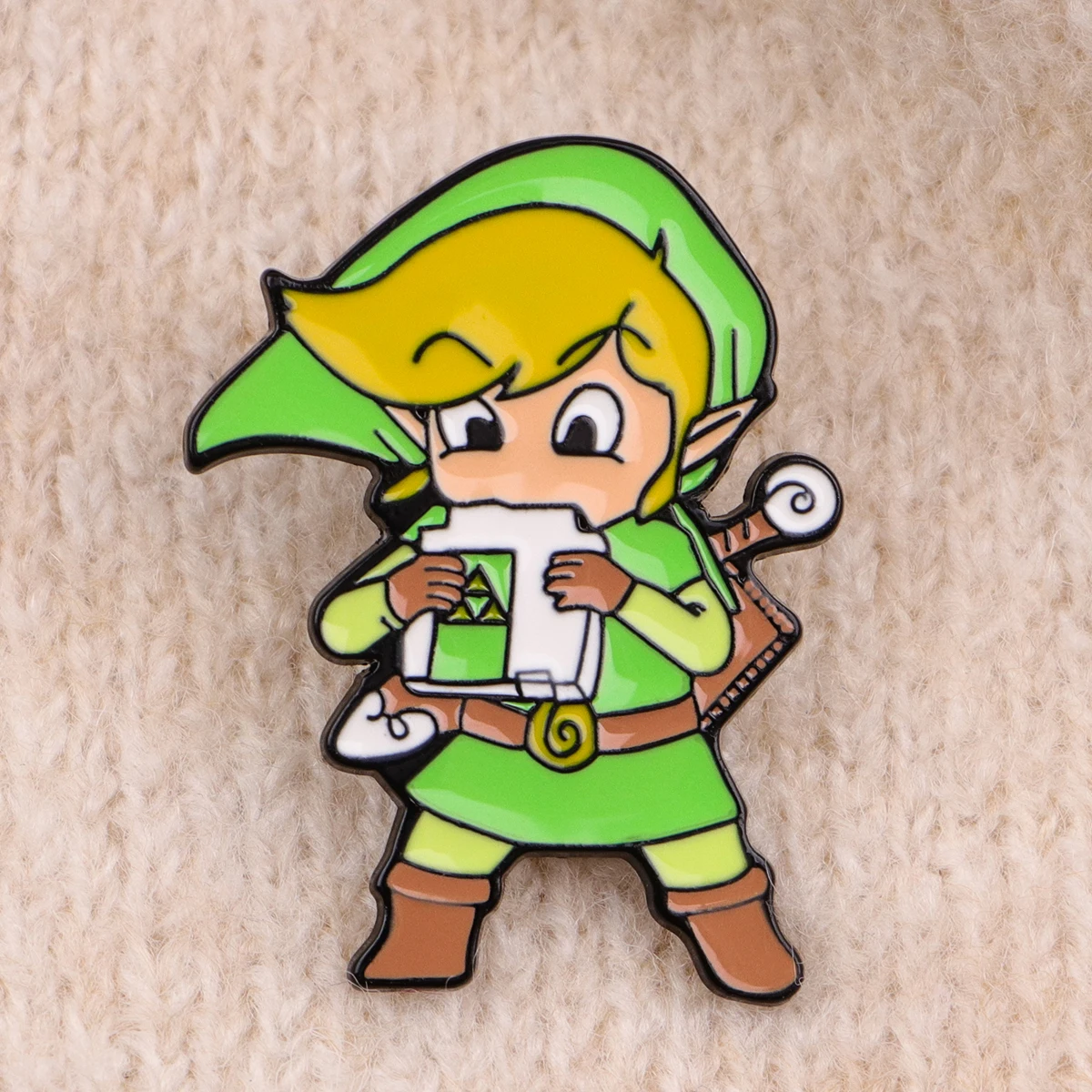Game Character Enamel Pins Cartoon Jewelry Cosplay Accessories Link Badges Backpack Lapel Pins Brooches Party Gifts Toy for view 6