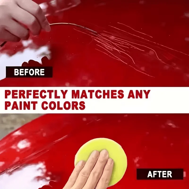 Car Scratch Repair Wax: fixes scratches, boosts gloss, for all car body surfaces, great for daily car care
