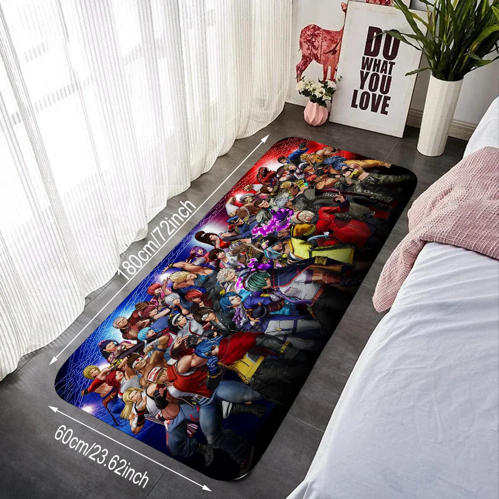 Kof The King of Fighters Hallway Carpet for Kitchen Furry Mat Cute Room Decor Custom Bedroom Rug Decoration Home Decor Items