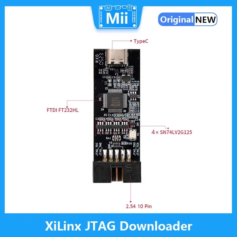 Xilinx Simulates Jtag Burner Debugging Zynq 30M Rate CPLD Adapter TypeC Port