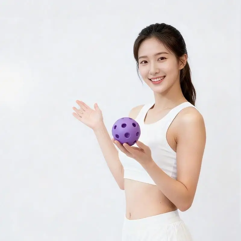 6Pcs Outdoor Pickleball Balls Professional Competition Grade 40 Holes 74MM Training Ball Practice Competition Pickleball