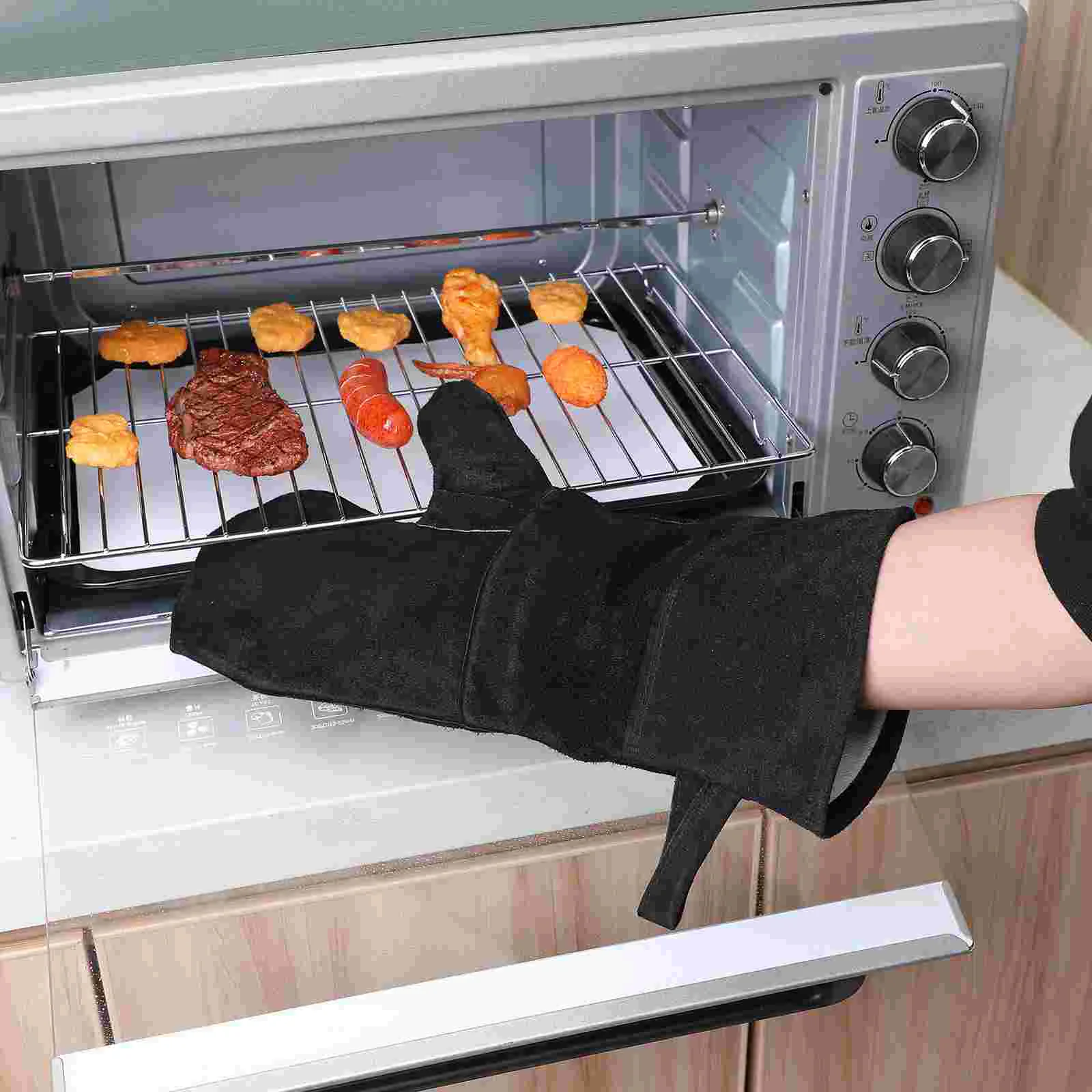 Burner Welding Gloves Baking Grill Fireplace High Temperature Resistance Resistant Dad