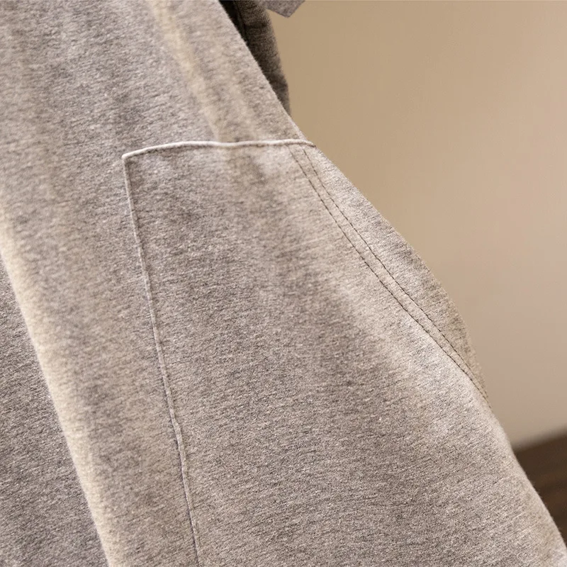 150Kg Plus Size Women\'s Bust 157cm Summer Loose Short Sleeve Hooded Casual T-Shirt Dress Black Gray 5XL 6XL 7XL 8XL 9XL