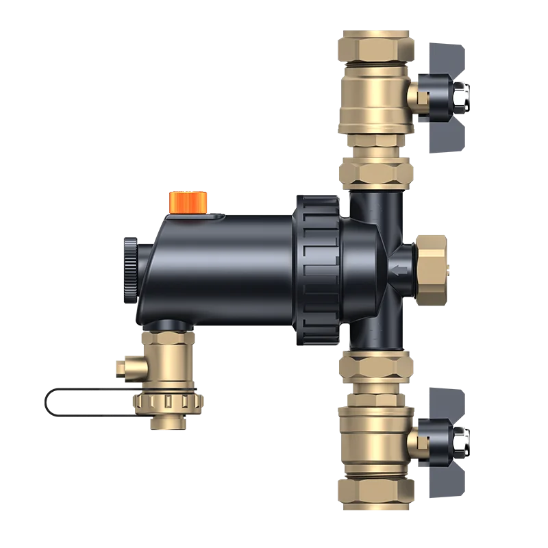 Modern style brass body magnetic boiler filter Durable magnetic dirt separator for magnetic flow in central heating systems