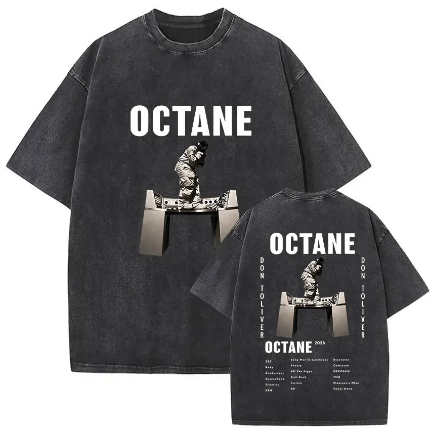 Rapper Don Toliver Octane Tour Album 2026 Vintage Washed Graphics