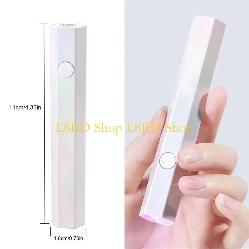 L8RD Handheld UV Lamp for Gel Nails,LED Lamp Dryer,Mini Light