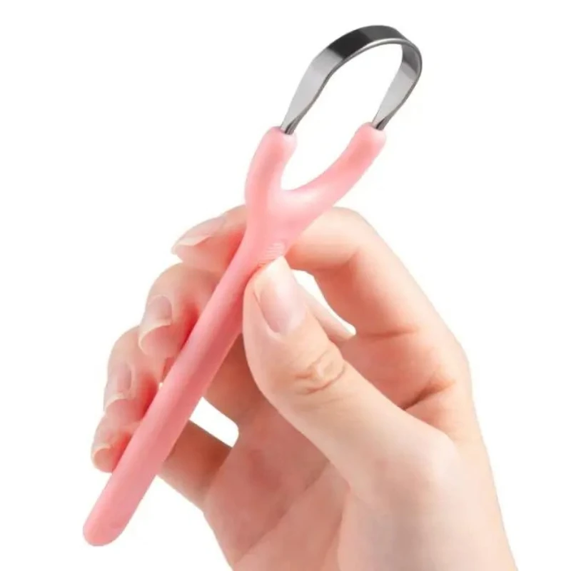 30Pcs Adult Silicone Tongue Scraper Tongue Cleaner Portable Travel Metal Tongue Cleaner Oral Brush Easy To Clean