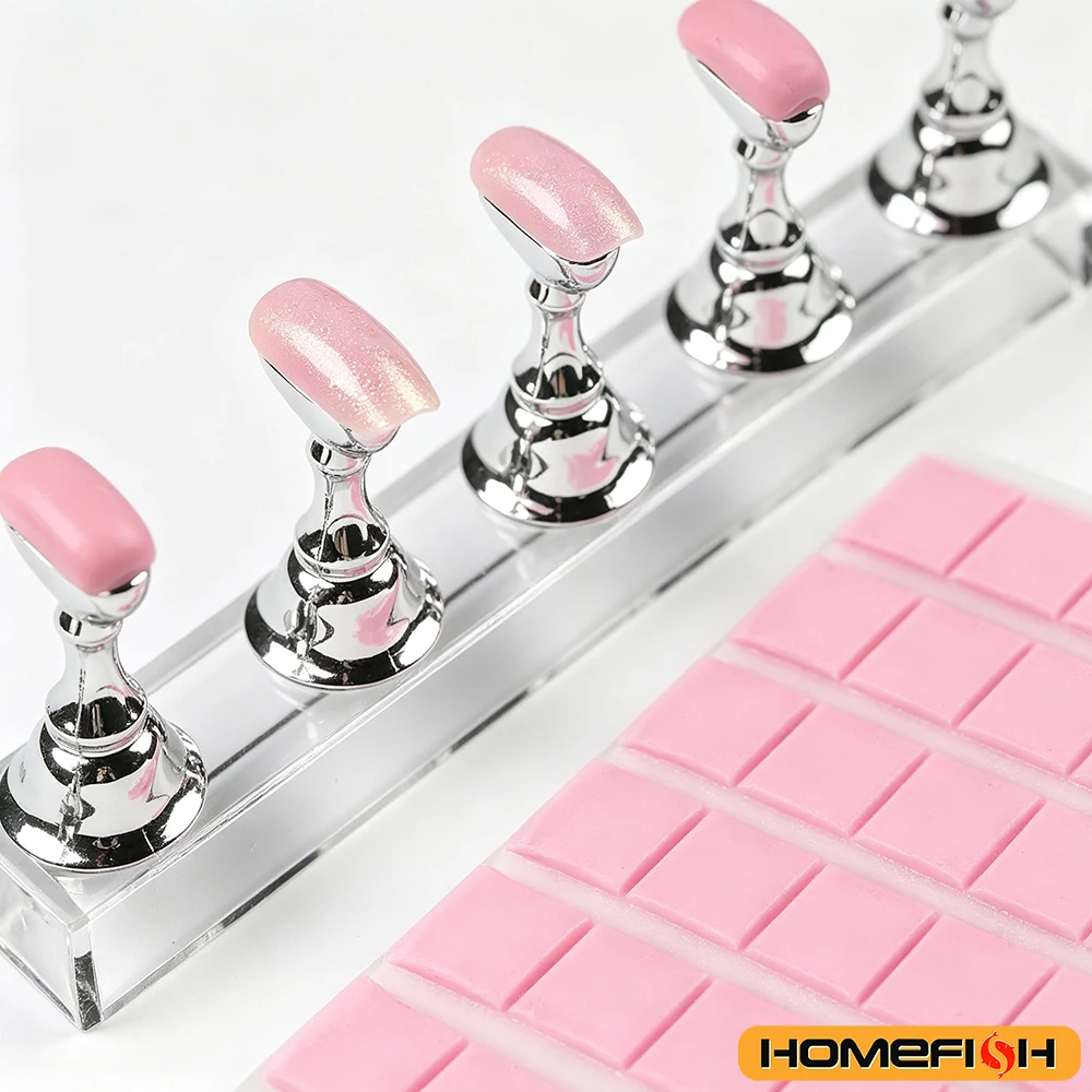 New New 30Pcs PInk Green Nail Adhesive Glue Clay Reusable Tacky Gel,Use With Nail Art Practice Stand Manicure Tools Supplies - Aliexpress Deal