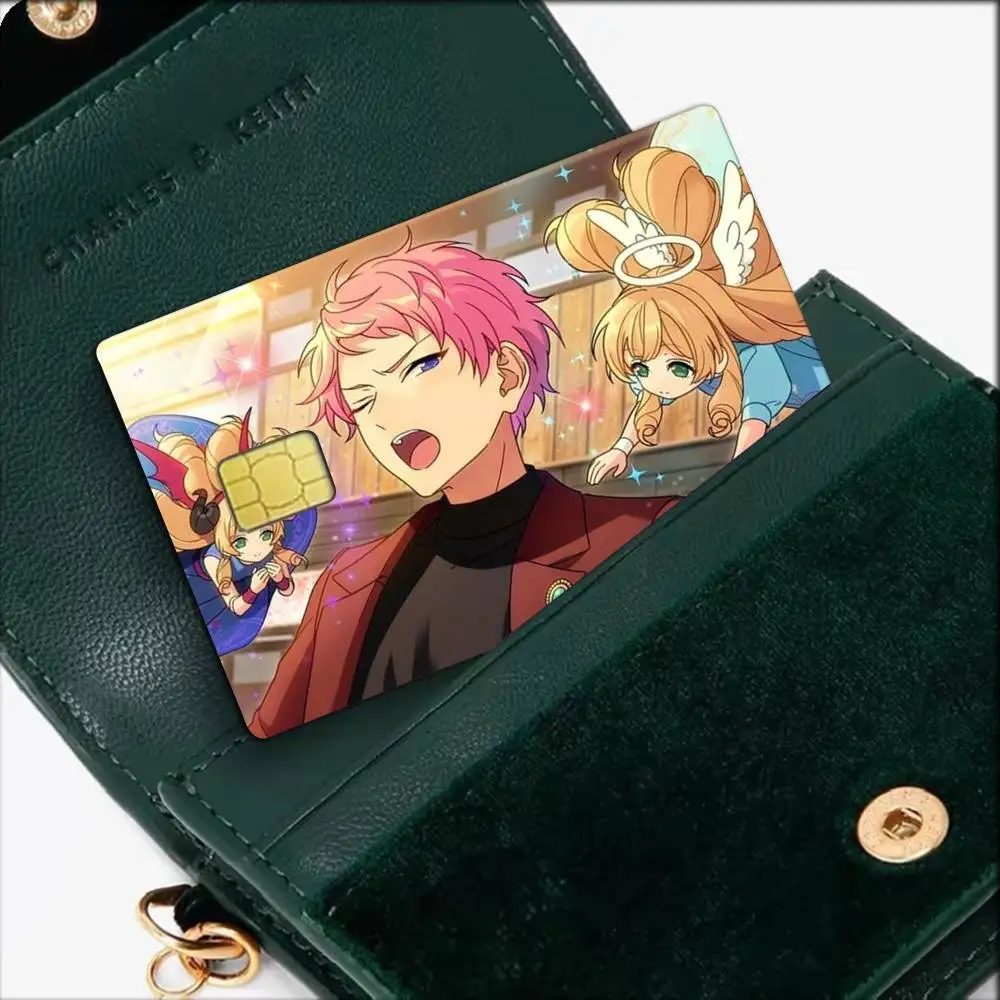 Shu Itsuki Anime Character Waterproof Film Skin Cover Credit Card Stickers Debit Front Bank Bus