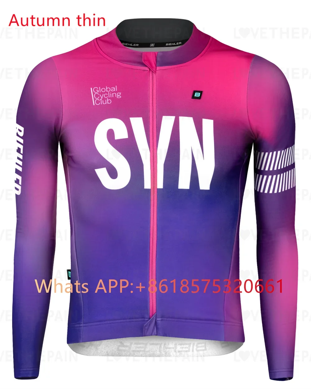 Primavera otoño hombres manga larga Ciclismo Jersey 2024 SYN equipo carrera camisas poliéster Ropa de bicicleta Ropa Ciclismo equipo carrera